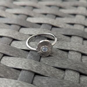 Pura Vida Silver Sun Ray Ring Size 7